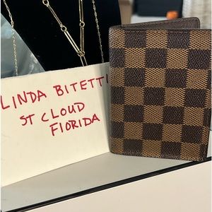 Louis Vuitton card holder Damier ebene